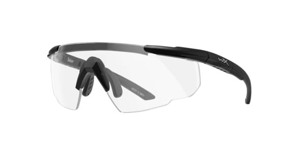 Image of Wiley X Changeable Series Saber Advanced Safety Glasses, Matte Black Frame, Clear Lens, 303