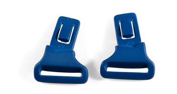 Image of Wiley X WX Fierce Replacement Clips,Matte Blue Indigo/Grey YFFIE01C