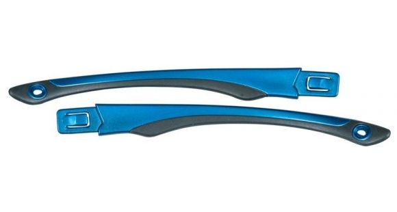 Image of Wiley X WX Gamer Replacement Temples,Gloss Black/Metallic Blue YFGAM02T