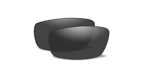 Image of Wiley X WX Omega Replacement Parts, Smoke Grey Lens Only, ACOMES