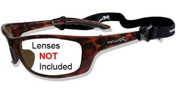 Image of Wiley X P-17 Replacement Parts - Brown Gloss Demi Frame w/ Accessories,Frame Only P-17NPF