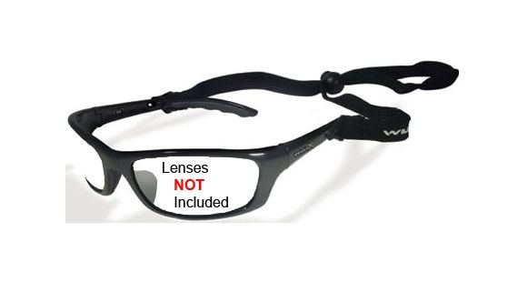 Image of Wiley X P-17 Replacement Parts - Gloss Black Frame Only w/accessories, No Lens, P-17F