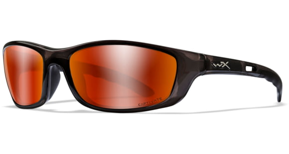 Image of Wiley X P-17 - Captivate - Polarized Red Mirror/ Black Crystal Frame, P-17R