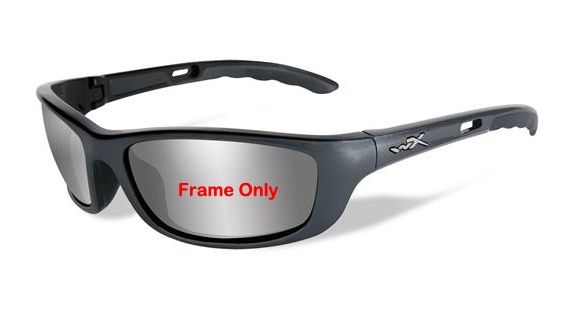 Image of Wiley X P-17 Replacement Parts - Gunmetal Grey Frame Only w/accessories, No Lens, P-17TF