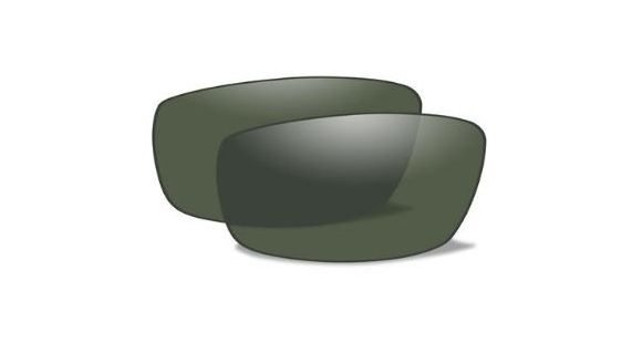 Image of Wiley X WX Rebel Replacement Parts - Polarized Green Lens Only, ACREBPG