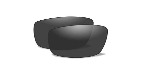 Image of Wiley X WX Rebel Replacement Parts - Smoke Grey Lens Only,LY, ACREBS