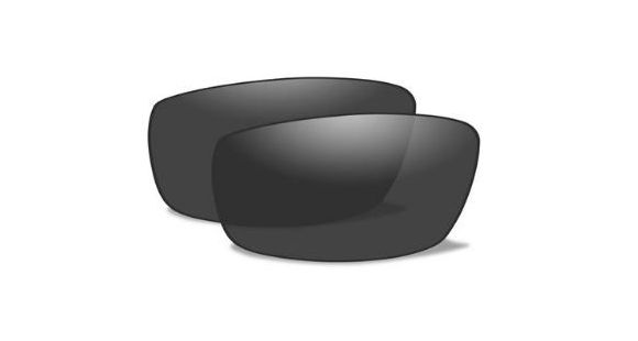 Image of Wiley X WX Saint Replacement Parts - Smoke Grey Lens Only, CHSAIS