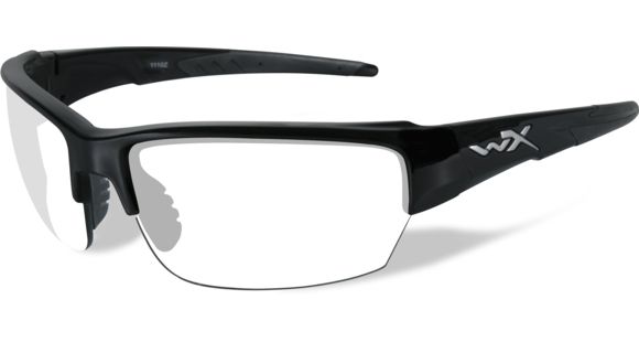 Image of Wiley X WX Saint Replacement Parts - Gloss Black Frame Only w/accessories, No Lens, CHSAI04F