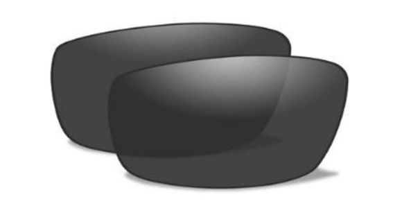 Image of Wiley X WX Sleek Replacement Parts - Smoke Grey Lens Only, CCSLES