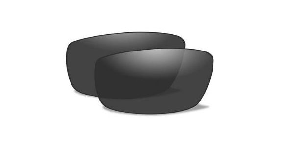 Image of Wiley X WX Twisted Replacement Parts - Polarized Smoke Grey Lens Only, SSTWIPS
