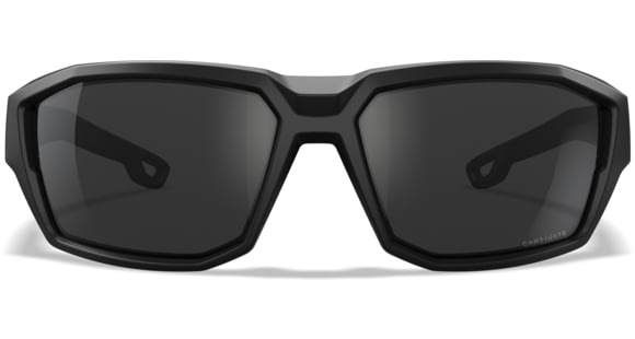 Image of Wiley X Alpine Captivate Sunglasses, Grey / Matte Black Frame, Black Lenses, ACALP02