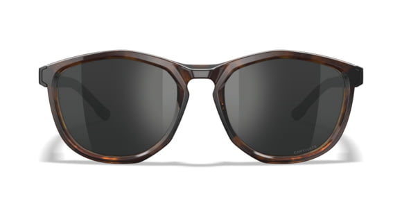 Image of Wiley X Bravo Captivate Sunglasses, Pol Grey/Gloss Tortoise Frame,Gloss Black Temples Lens, Sunglasses, AC4BRV02