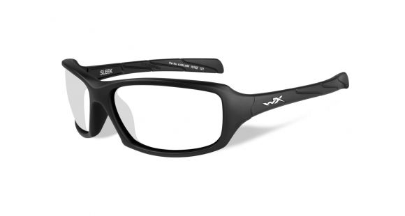 Image of Wiley X WX Sleek Replacement Parts - Matte Black Frame Only w/accessories, No Lens, CCSLE02F