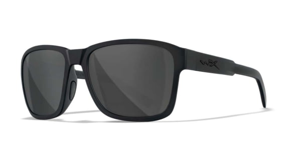 Image of Wiley X WX Trek Sunglasses, Matte Black Frame, Smoke Grey Lens, Medium/Large, AC6TRK02