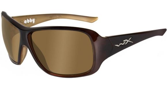 Image of Wiley X WX Abby Sunglasses - Bronze Lens / Espresso Brown Frame SSABB01