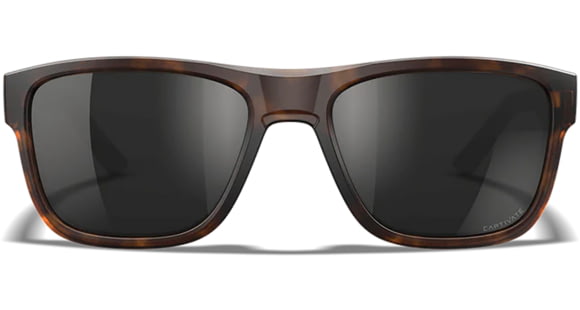 Image of Wiley X Active 6 Ovation Matte Sunglasses, Tortoise / Captivate Polar Black Mirror, AC6OVN15