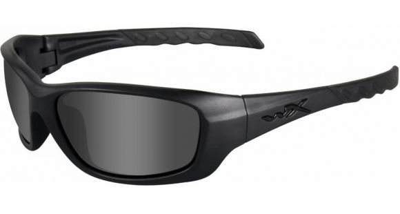 Image of Wiley X WX Gravity Black OPS Sunglasses - Smoke Grey Lens / Matte Black Frame, CCGRA01