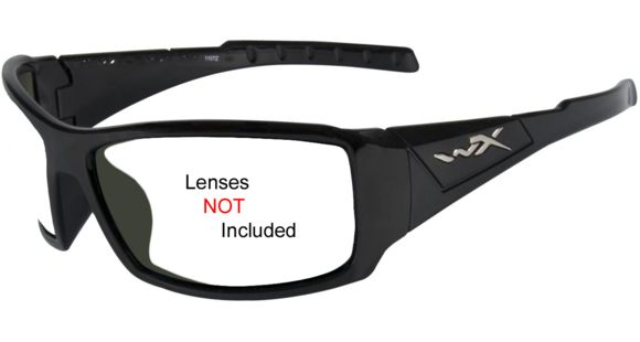 Image of Wiley X WX Twisted Replacement Frame - Gloss Black Frame w/ Accessories *NO LENS* SSTWI04F