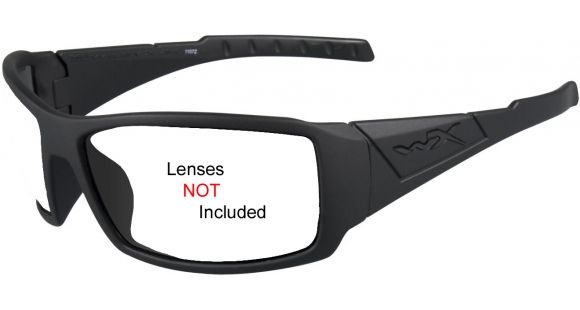 Image of Wiley X WX Twisted Replacement Parts - Black Ops Matte Black Frame Only w/accessories, No Lens, SSTWI01F