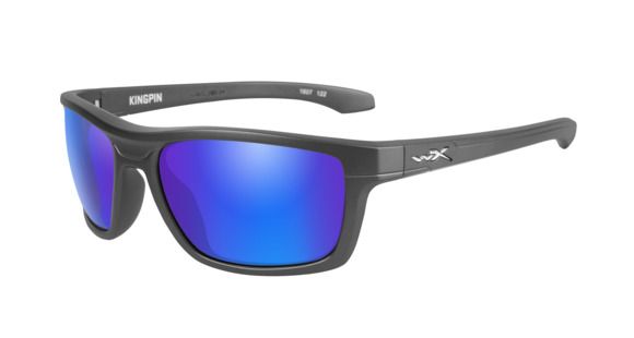 Image of Wiley X Wx Kingpin Blue Mirror Lens, BLUE MIRROR, ACKNG09