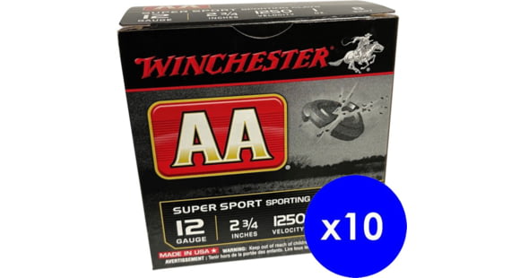 Image of Winchester 12 Ga 2-3/4" 8 Aa Super Sport Sc 1oz, 250 Rounds
