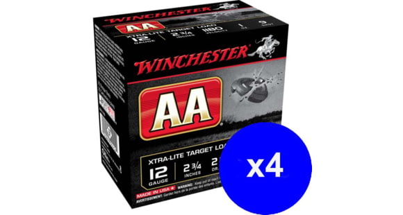 Image of Winchester AA 12 Gauge 1 oz 2.75in Centerfire Shotgun Ammo, 100 Rounds, AAL129