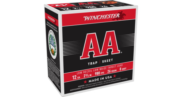 Image of Winchester AA 12 Gauge 7/8 oz 2.75in Centerfire Shotgun Ammo, 25 Rounds, AA12FL8