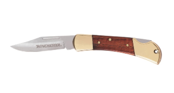 Image of Winchester Brass Folding Knife, 2.5in Blade, No Sheath 22-41324