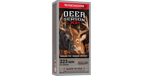 Image of Winchester Deer Season XP .223 Remington 64 grain Extreme Point Polymer Tip Centerfire Rifle Ammo, 20 Rounds, X223DS