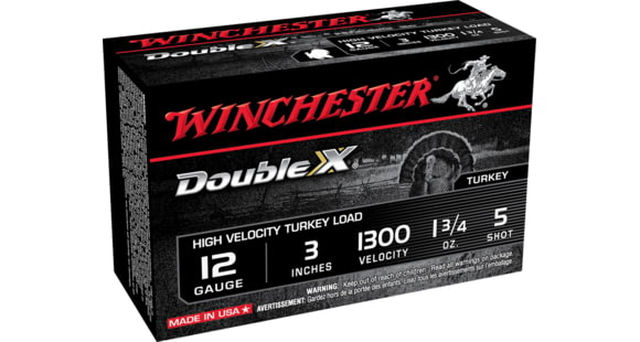 Image of Winchester Double X 12 Gauge 1 3/4 oz 3in Centerfire Shotgun Ammo, 10 Rounds, STH1235