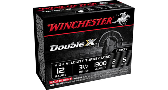Image of Winchester Double X 12 Gauge 2 oz 3.5in Centerfire Shotgun Ammo, 10 Rounds, STH12355