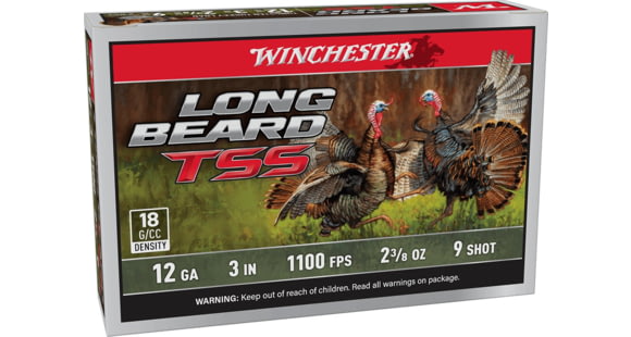 Image of Winchester Beard TSS 12 Gauge 2 3/8 oz 3 inch Shotgun Ammo, #9, 5 Rounds, LBTSS1239