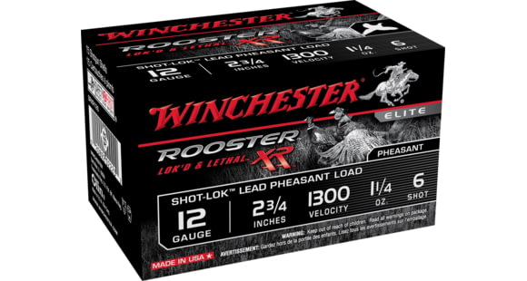 Image of Winchester Rooster XR 12 Gauge 1 1/4 oz 2.75in Centerfire Shotgun Ammo, 15 Rounds, SRXR126