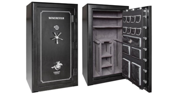 Image of Winchester Safes Legacy 53, 51 Gun Safe, 2.5 Hour Fire Rating, Electronic Lock, Black L7242537E