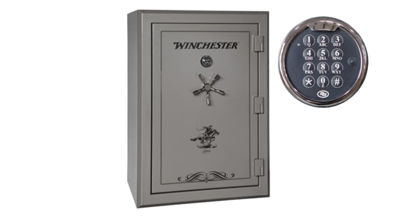 Image of Winchester Safes Legacy 44, 51 Gun Safe, 2.5 Hour Fire Rating, U.L. Listed Electronic Lock, Black, 43.8 cu Ft, L-5942-44-7-E