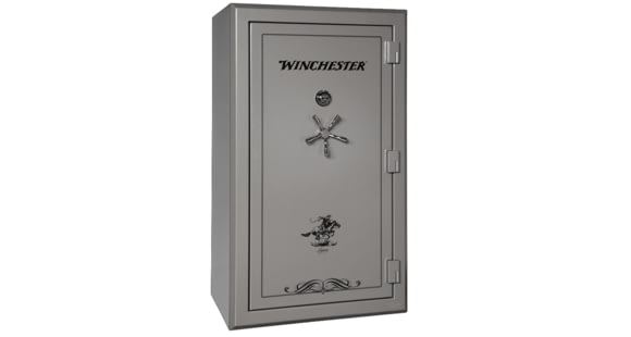 Image of Winchester Safes Legacy 53, 51 Gun Safe, 2.5 Hour Fire Rating, U.L. Listed Mechanical Lock, Saddle Brown, 52.5 cu. Ft, L-7242-53-13-M