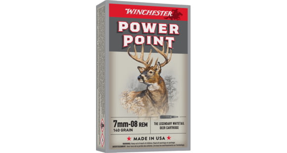 Image of Winchester Super-X RIFLE 7mm-08 Remington 140 grain Power-Point Centerfire Rifle Ammo, 20 Rounds, X708