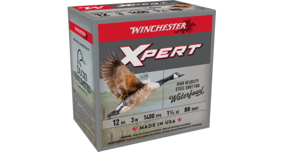 Image of Winchester Super-X Shotshell 12 Gauge 1 1/4 oz 3in Centerfire Shotgun Ammo, 25 Rounds, WEX123HBB