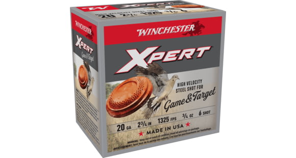 Image of Winchester Super-X Shotshell 20 Gauge 3/4 oz 2.75in Centerfire Shotgun Ammo, 25 Rounds, WE20GT6