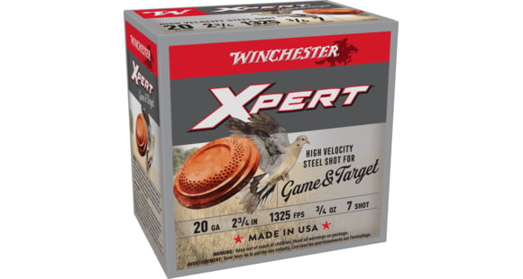 Image of Winchester Super-X Shotshell 20 Gauge 3/4 oz 2.75in Centerfire Shotgun Ammo, 25 Rounds, WE20GT7