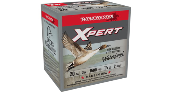 Image of Winchester Super-X Shotshell 20 Gauge 7/8 oz 3in Centerfire Shotgun Ammo, 25 Rounds, WEX2032