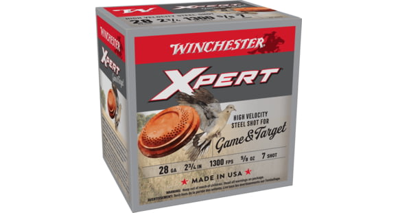 Image of Winchester Super-X Shotshell 28 Gauge 5/8 oz 2.75in Centerfire Shotgun Ammo, 25 Rounds, WE28GT7