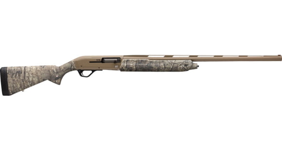 Image of Winchester SX4 Hybrid 3.5in Field Semi-Auto Shotgun, 12 Gauge, 28 inch Barrel, Synthetic FDE/Real Tree Timber Stock, Truglow Front Sight, 4 Round Capacity, FDE, 511249292