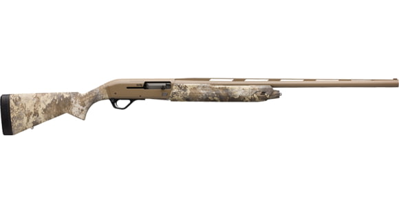 Image of Winchester SX4 Hybrid 3.5in Field Semi-Auto Shotgun, 12 Gauge, 28 inch Barrel, Synthetic FDE/True Timber Prairie Stock, Truglow Front Sight, 4 Round Capacity, FDE, 511263292