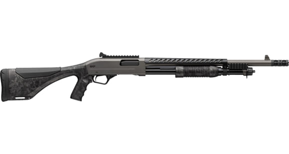 Image of Winchester SXP Defender 3in Field Pump Shotgun, 12 Gauge, 18 inch Barrel, Forged Carbon Gray Stock, Blade Front Sight, Black, 512459395