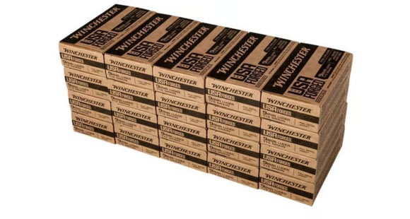 Image of Winchester USA Forged 9MM Luger 115 FMJ Steel 500 Rounds Ammo Boxed, WIN9SVCASE