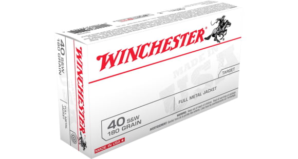 Image of Winchester USA Handgun Ammo .40 S&amp;W 180 gr FMJ 500/ct, Q4238C