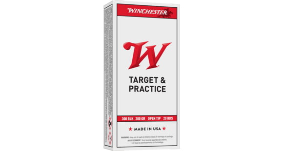 Image of Winchester USA RIFLE .300 AAC Blackout 200 grain Full Metal Jacket Centerfire Rifle Ammo, 20 Rounds, USA300BLKX