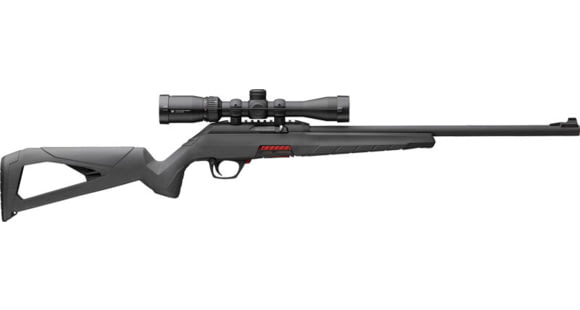 Image of Winchester Wildcat Semi-Auto Rifle, .22 Long Rifle, 18in Barrel, 1-16, Vortex Crossfire II 2-7x32 Scope, Synthetic Black Stock, Blued, 521155102-FRRMPG