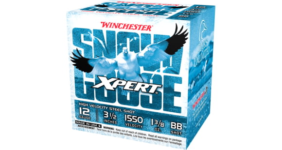 Image of Winchester Xpert Snow Goose 12 Gauge 1 3/8 oz 3.5in Centerfire Shotgun Ammo, 25 Rounds, WXS12LBB